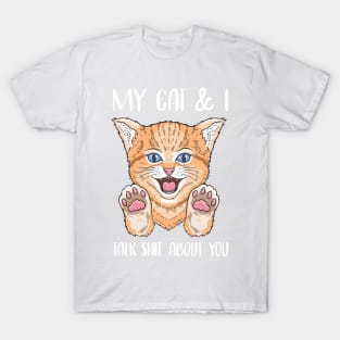 Copy of Never trust a man who doesn't like cats T-Shirt